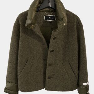 Melanie Lyne Women's Olive Puffer Jacket